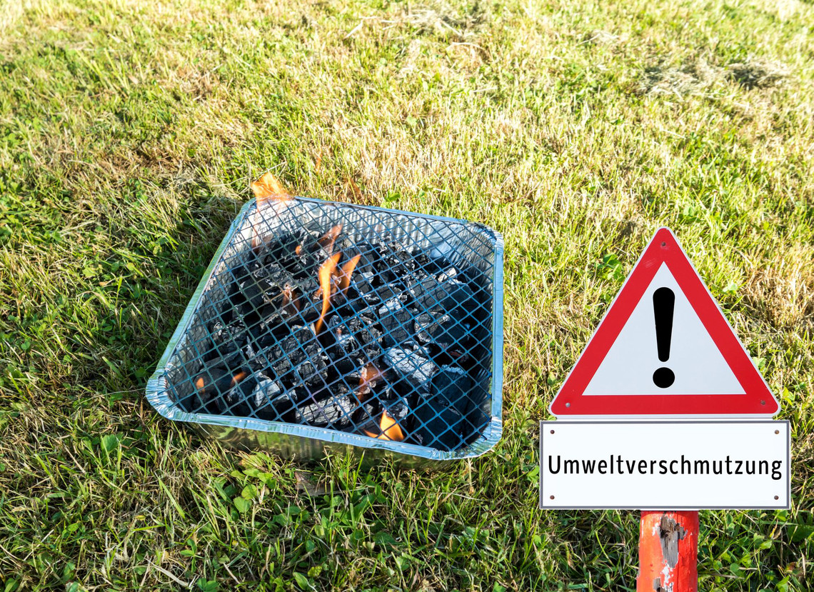 Nachhaltig grillen: Nur ohne Einweggrill